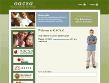 Tablet Screenshot of oacsa.org